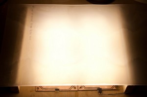LED-Module mit Plexiglas