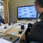 Ein Blick auf die Platine, gerendert mit Eagle 3D