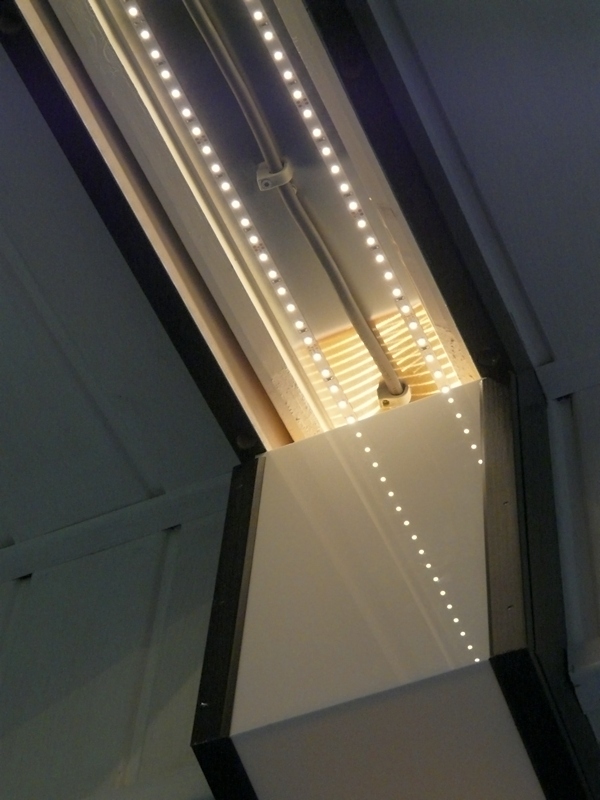 LED Raumteiler - Detail