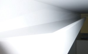 indirekte LED Beleuchtung - Abdeckung mit Plexiglas