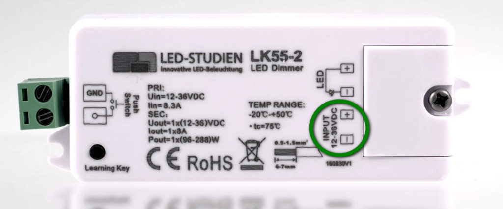 Anschluss LED-Controller