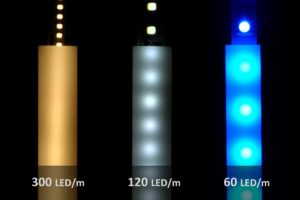 LED Test mit Aluprofil PL1