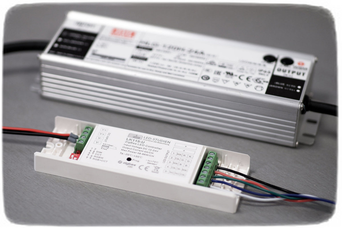 LK115-U ZigBee LED-Controller & HLG-120-24 Netzteil